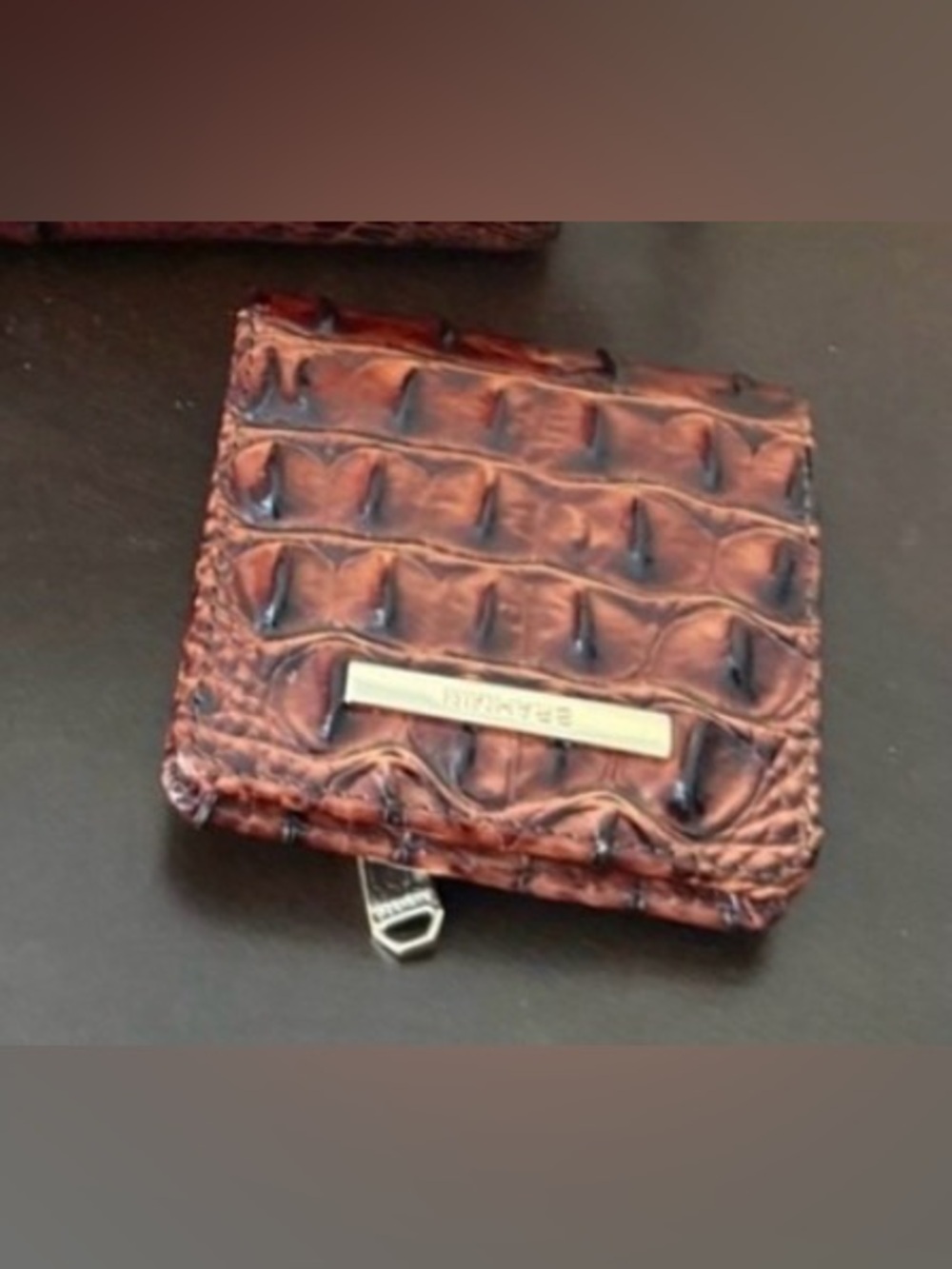 Brahmin Jane Pecan Melbourne Leather Bifold Wallet